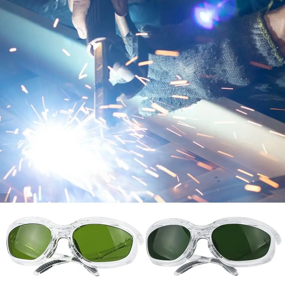 

Dark Green Lens Welding Goggles Durable Soldering Equipment Ultra Light Eyes Protector Anti Glare Gas Argon Arc Welder Glasses