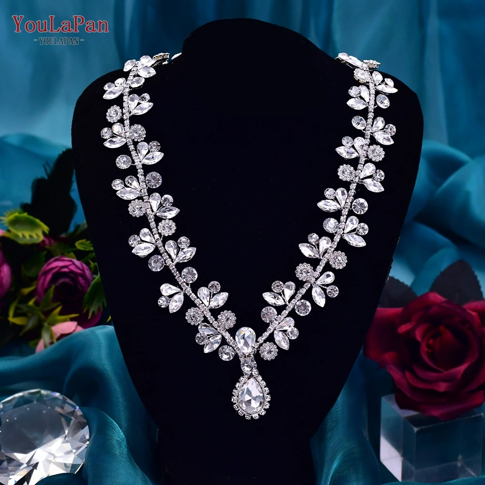 YouLaPan HN02 Rhinestone Necklace for Women Wedding Bride Clavicle Chain Water Drop Pendant Bridal Jewelry Crystal Accessories
YouLaPan HN02 Rhinestone Necklace for Women Wedding Bride Clavicle Chain Water Drop Pendant Bridal Jewelry Crystal Accessories