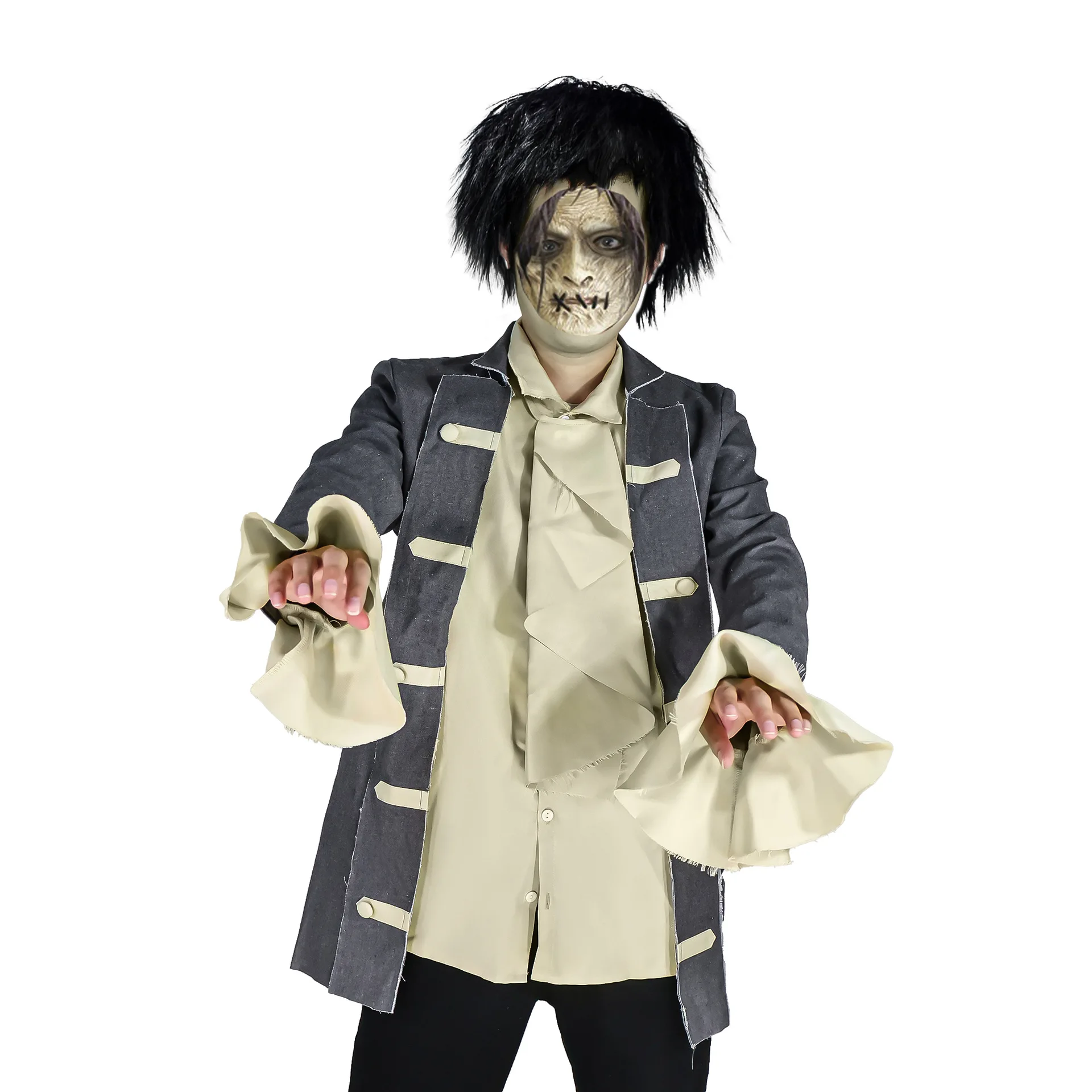 Hocus Movie Costume Pocus Men's Billy Butcherson Cosplay Crazy Halloween Witch Old Model Zombie Uniform Man Suit
Hocus Movie Costume Pocus Men's Billy Butcherson Cosplay Crazy Halloween Witch Old Model Zombie Uniform Man Suit