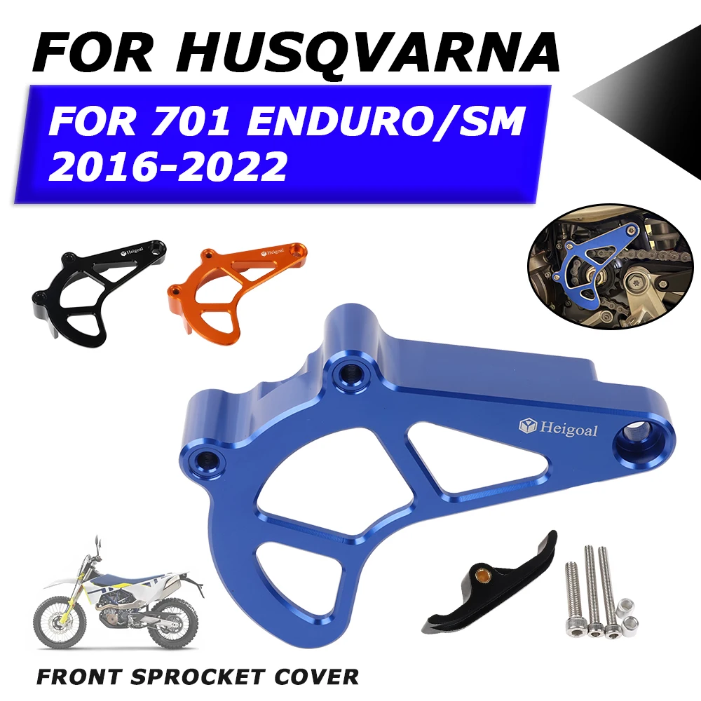 

Motorcycle Front Sprocket Guard Chain Protector Cover Cap For Husqvarna 701 Supermoto 701 Enduro 701Enduro 2021 2022 Accessories