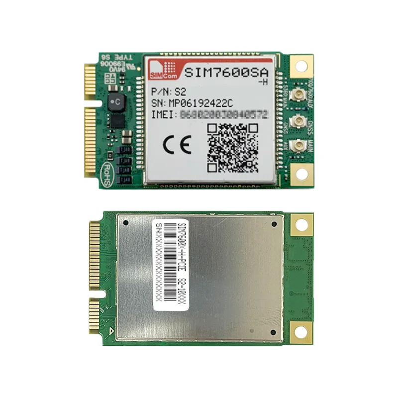 SIMCOM SIM7600SA-H Mini PCIE LTE Cat4 4G, многополосный мини-Pcie для Австралии/Новой Зеландии/Южной Америки, Бразилии, Аргентины
SIMCOM SIM7600SA-H Mini PCIE LTE Cat4 4G, многополосный мини-Pcie для Австралии/Новой Зеландии/Южной Америки, Бразилии, Аргентины