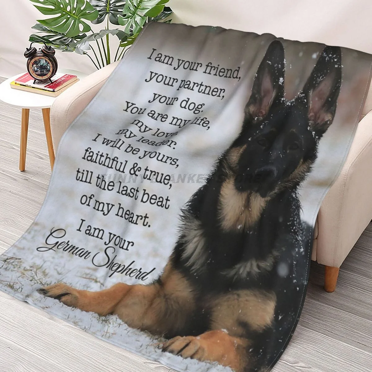 I Am Your German Shepherd Throws Blankets Collage Flannel Ultra-Soft Warm picnic blanket bedspread on the bed
I Am Your German Shepherd Throws Blankets Collage Flannel Ultra-Soft Warm picnic blanket bedspread on the bed