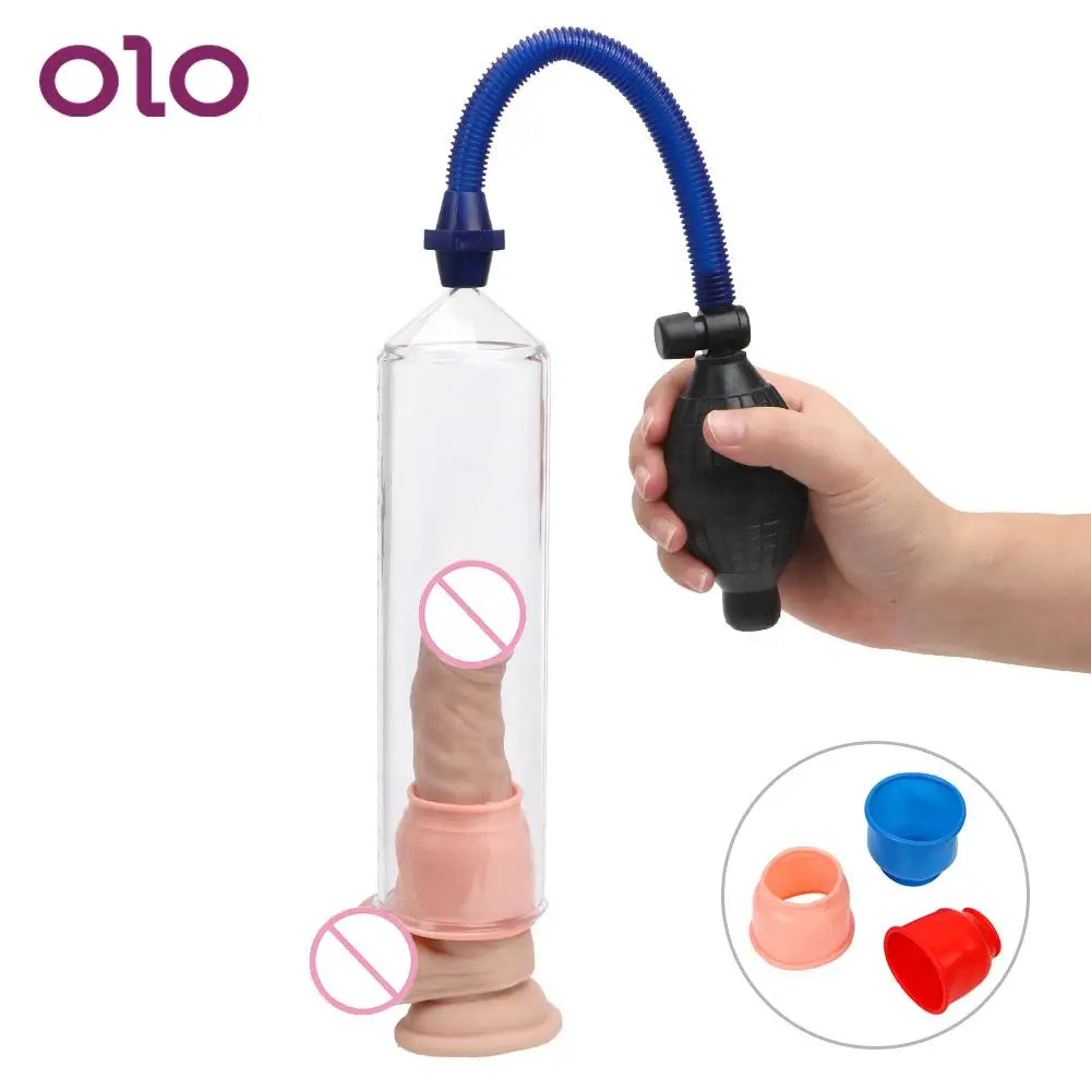 Оло насос для пениса вакуумный насос для увеличения пениса для мужчин t удлинитель секс-игрушки для мужчин Задержка эякуляции Мужская мастурбация
