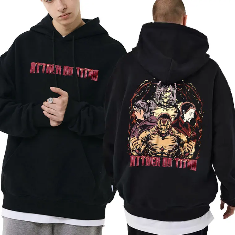 Anime Attack on Titan Harajuku Print Hoodie Manga Merch Eren Jaeger Theo Magath Hoodies Man Sweatshirts Men Oversized Streetwear
Anime Attack on Titan Harajuku Print Hoodie Manga Merch Eren Jaeger Theo Magath Hoodies Man Sweatshirts Men Oversized Streetwear