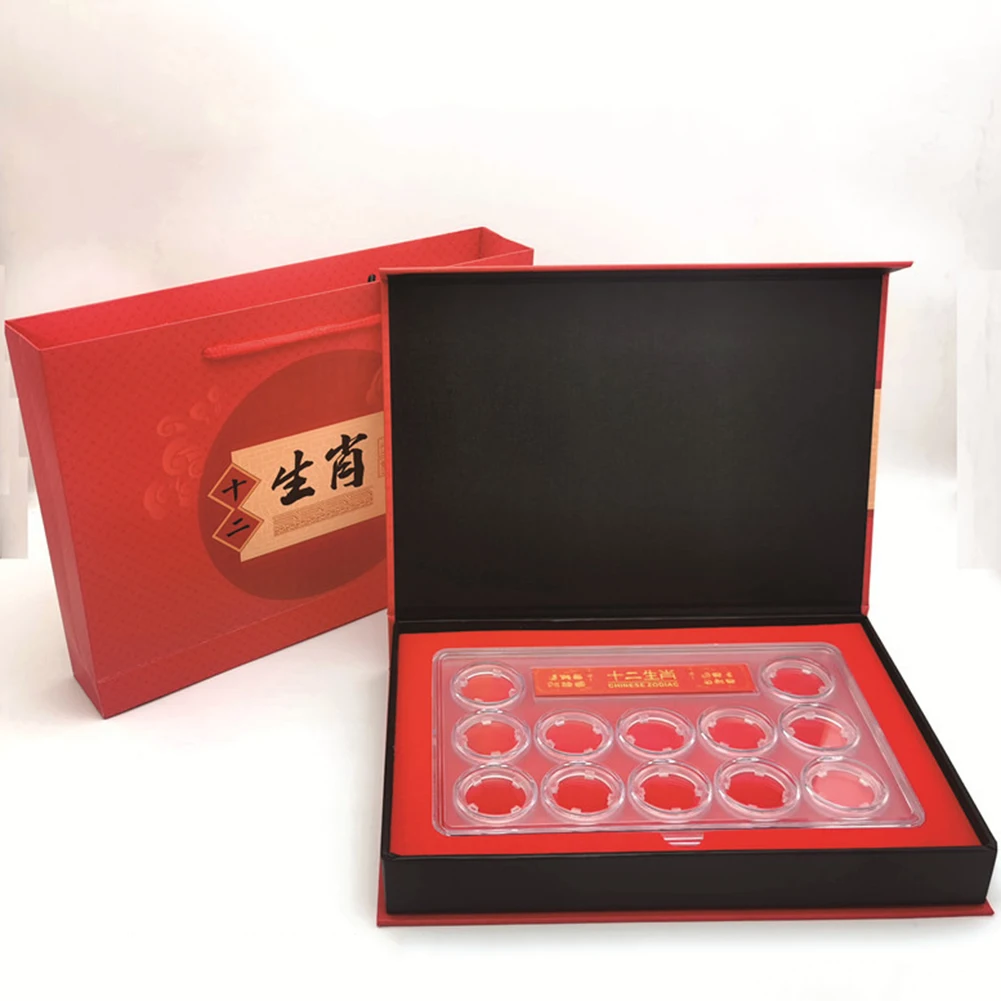 1Set Transparent 12 Hole Collection Organizer Storage Box Coin Capsule Case Container For 27mm Diameter Coins 28.5x19.7x4.2cm
1Set Transparent 12 Hole Collection Organizer Storage Box Coin Capsule Case Container For 27mm Diameter Coins 28.5x19.7x4.2cm