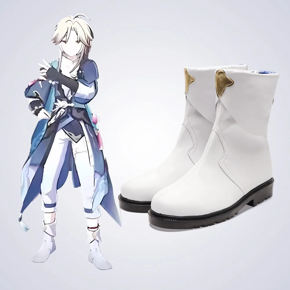 Новая игра Honkai Impact 3 Star Rail Yanqing обувь для косплея белые ботинки Хэллоуин Dibuat Sesuai
Новая игра Honkai Impact 3 Star Rail Yanqing обувь для косплея белые ботинки Хэллоуин Dibuat Sesuai