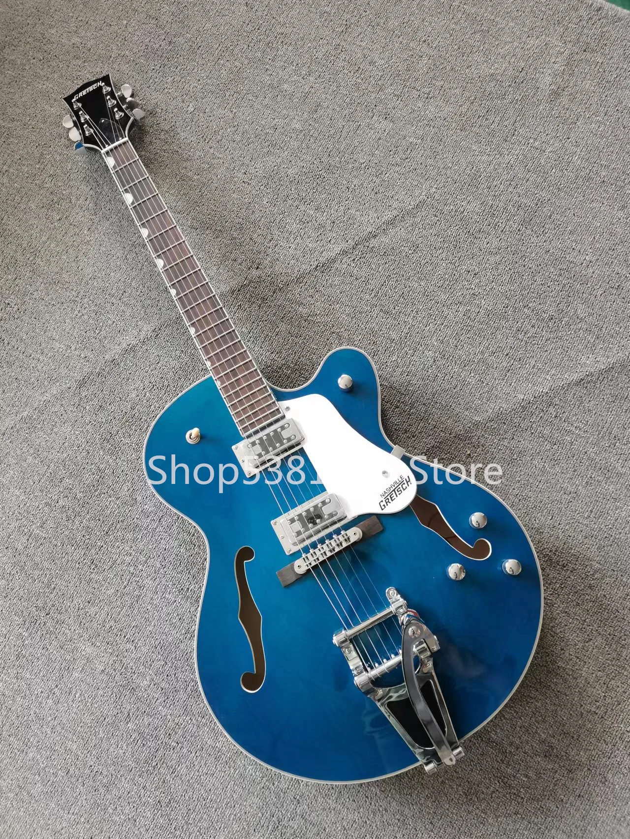 、Free transportation, jazz 6-string electric guitar, hollow guitar, silver accessories, rosewood fingerboard
、Free transportation, jazz 6-string electric guitar, hollow guitar, silver accessories, rosewood fingerboard