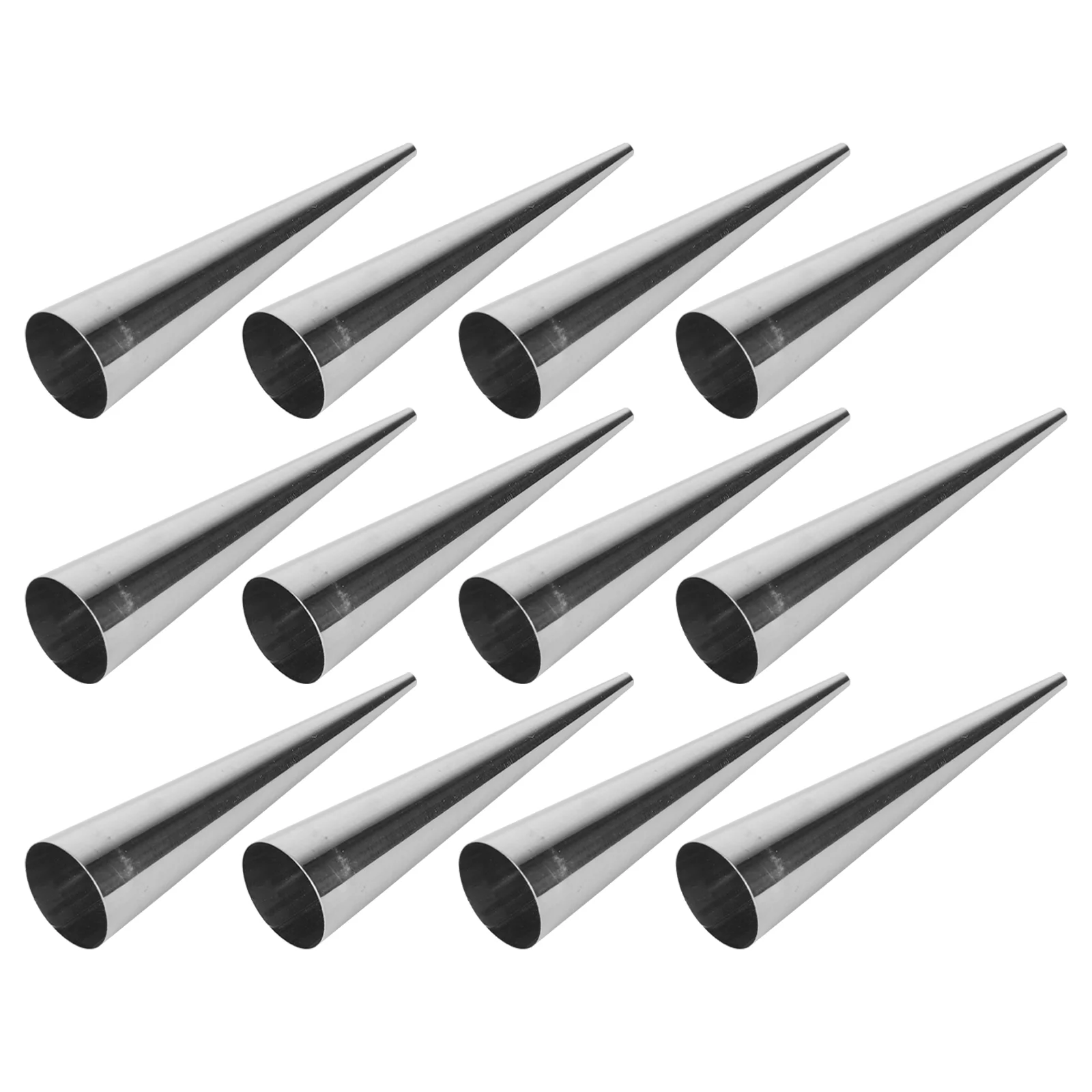 12/16/24PCS Stainless Steel Pastry Cream Horn Molds Conical Tube Cone Pastry Roll Horn Mould Kitchen Baking Coil Tool
12/16/24PCS Stainless Steel Pastry Cream Horn Molds Conical Tube Cone Pastry Roll Horn Mould Kitchen Baking Coil Tool