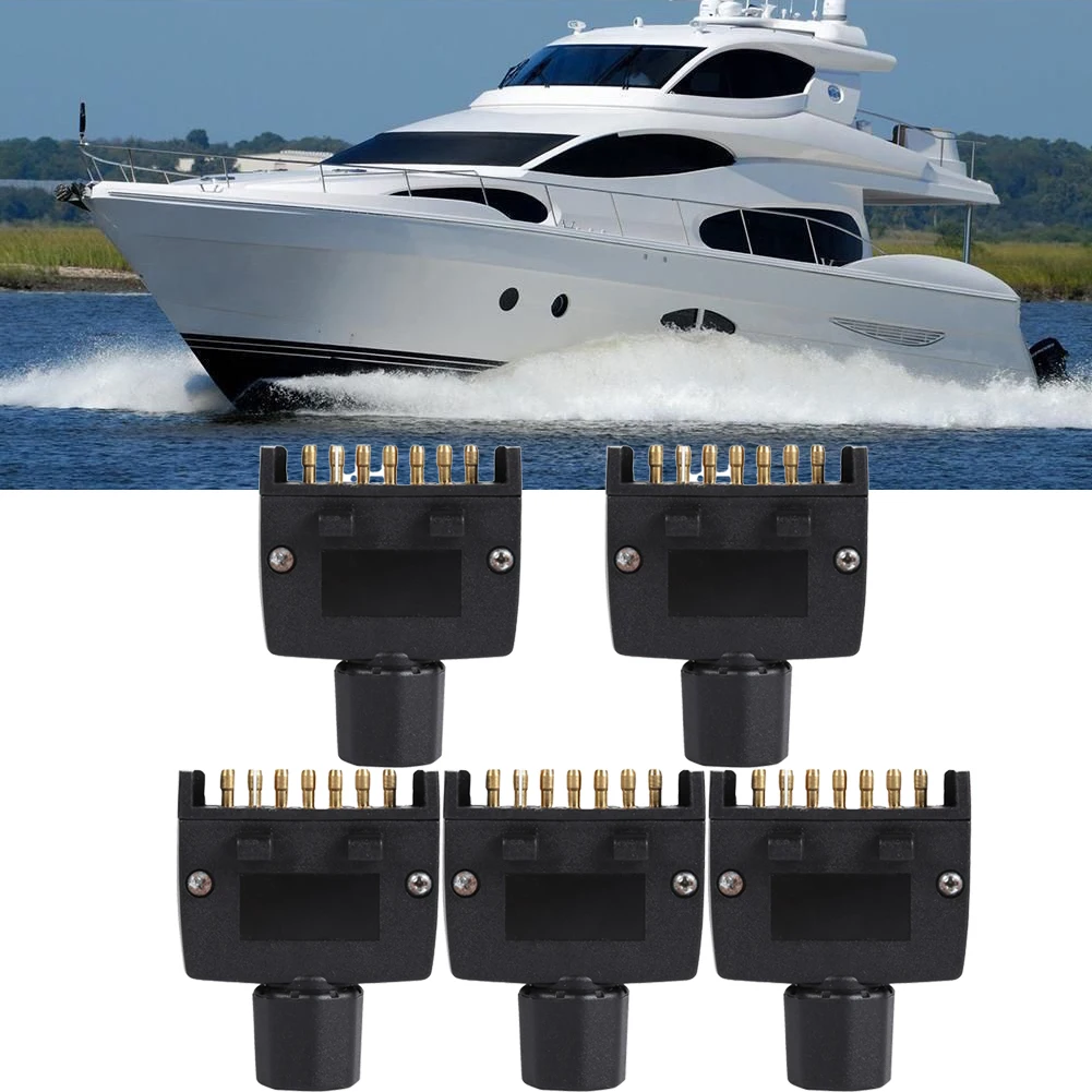 Male Connector Flat Plug 5pcs 7 Pin AU Flat Plug Male Connector Plastic Boat Quick Fit Accessories For Caravan
Male Connector Flat Plug 5pcs 7 Pin AU Flat Plug Male Connector Plastic Boat Quick Fit Accessories For Caravan