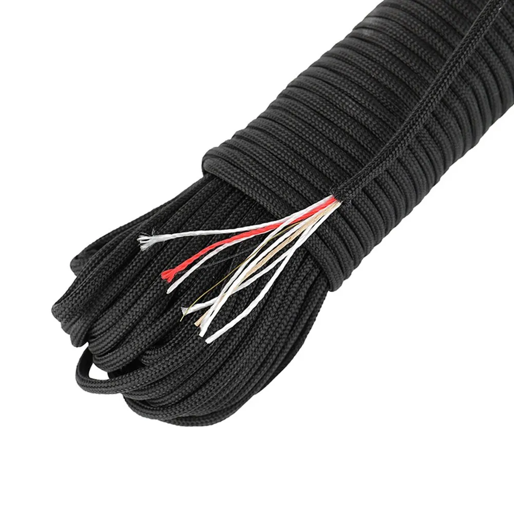 Durable Tent Lanyard Strap Camping Wear Resistance Wilderness Tying Equipment 10-Core 4mm 31m 550 Parachute Cord Climbing Ropes
Durable Tent Lanyard Strap Camping Wear Resistance Wilderness Tying Equipment 10-Core 4mm 31m 550 Parachute Cord Climbing Ropes