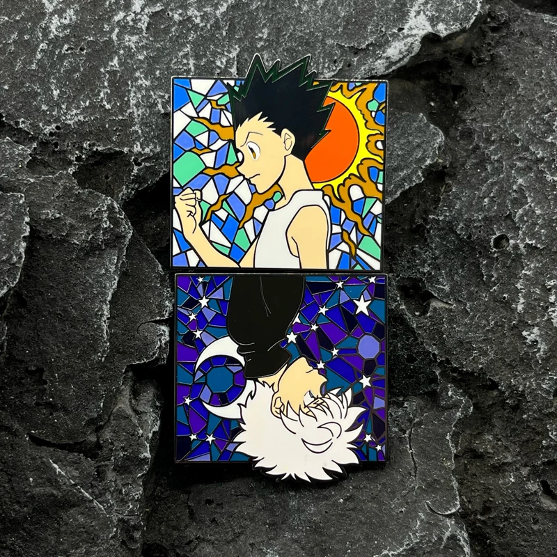 Anime HUNTER×HUNTER GON·FREECSS Killua Zoldyck Cartoon Metal Badge Button Brooch Pin Pendant Schoolbag Decor Cosplay Souvenir
Anime HUNTER×HUNTER GON·FREECSS Killua Zoldyck Cartoon Metal Badge Button Brooch Pin Pendant Schoolbag Decor Cosplay Souvenir