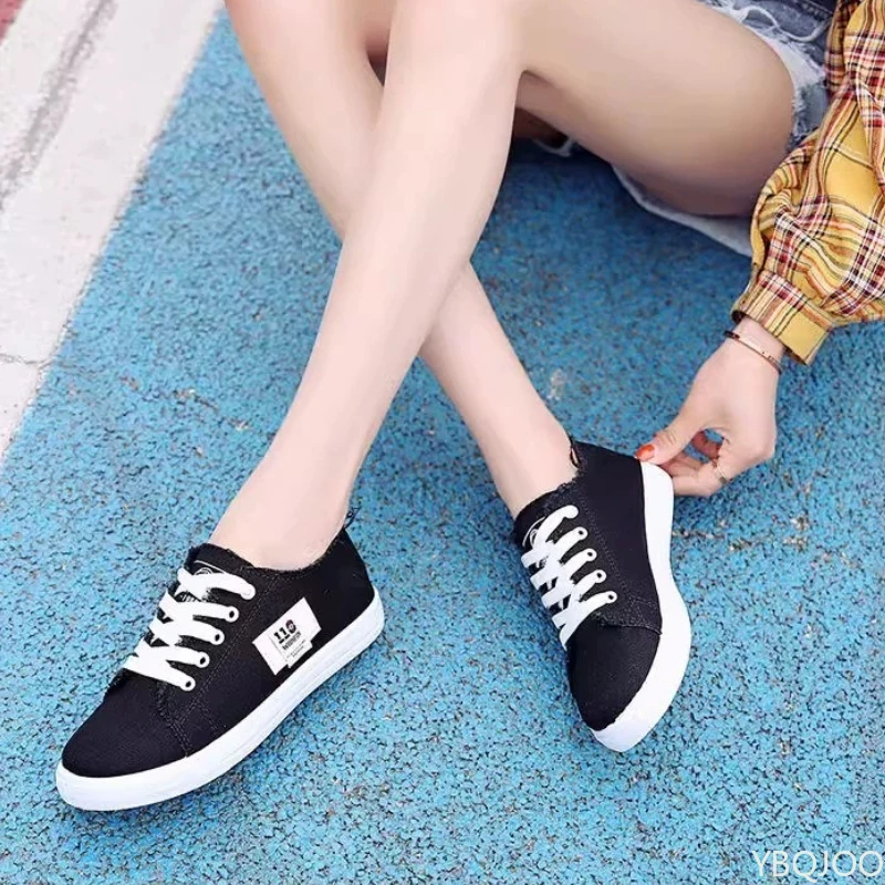 أحذية قماشية متعددة الاستخدامات للسيدات أحذية مريحة غير رسمية جديدة أحذية رياضية بيضاء مسطحة خفيفة الوزن أحذية رياضية نسائية Zapatos Mujer أحذية قماشية متعددة الاستخدامات للسيدات أحذية مريحة غير رسمية جديدة أحذية رياضية بيضاء مسطحة خفيفة الوزن أحذية رياضية نسائية Zapatos Mujer