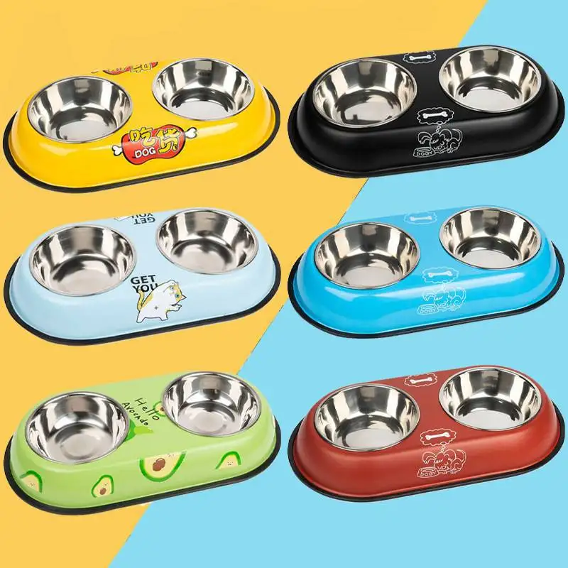 Pet Bowl Food Water Feeder Stainless Steel Double Layer Easy to Clean Eating Drinking Dish Non-slip Dog Feeding Accessories
Pet Bowl Food Water Feeder Stainless Steel Double Layer Easy to Clean Eating Drinking Dish Non-slip Dog Feeding Accessories