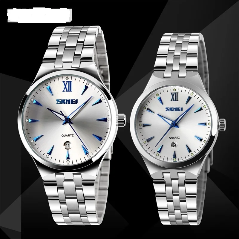 Fashion Elegant Couples Quartz Movement Watches Men Women Luxury Waterproof Stainless Steel Wristwatch Lovers Gift
Fashion Elegant Couples Quartz Movement Watches Men Women Luxury Waterproof Stainless Steel Wristwatch Lovers Gift