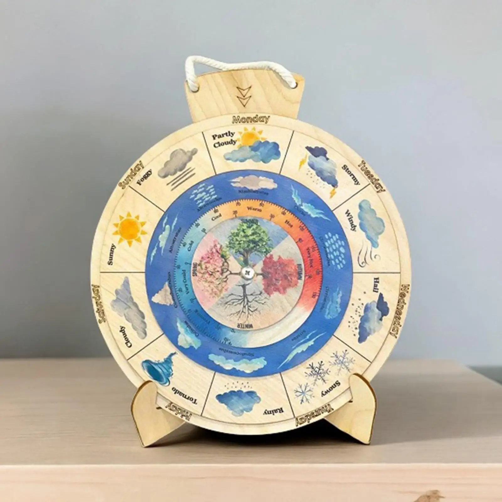 Weather Calendar Card Learning Materials Four Seasons Wheel Sensory Board Toy for Preschool Children Kids Toddler Birthday Gifts
Weather Calendar Card Learning Materials Four Seasons Wheel Sensory Board Toy for Preschool Children Kids Toddler Birthday Gifts