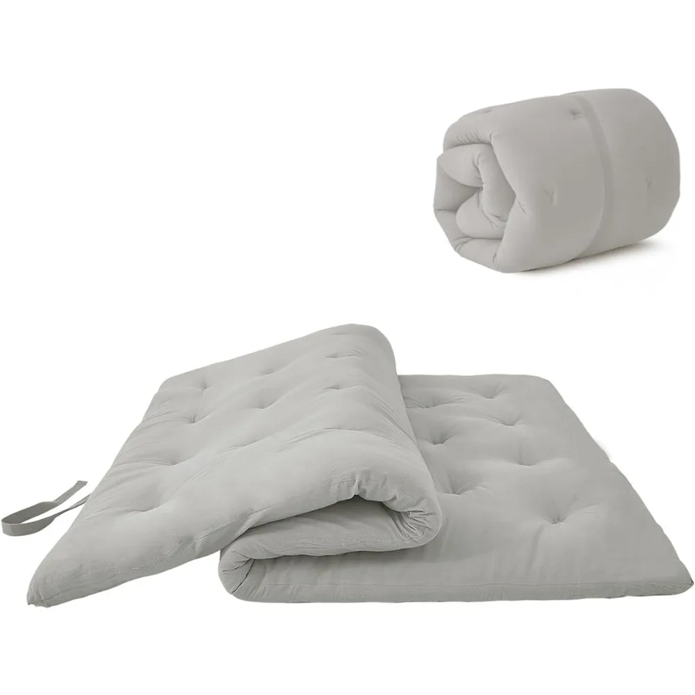 Японский матрас Futon Twin 39X80 дюймов, напольный матрас из 100% хлопка, подстилка для кровати и мебель, матрасы для кровати, надувной складной
Японский матрас Futon Twin 39X80 дюймов, напольный матрас из 100% хлопка, подстилка для кровати и мебель, матрасы для кровати, надувной складной