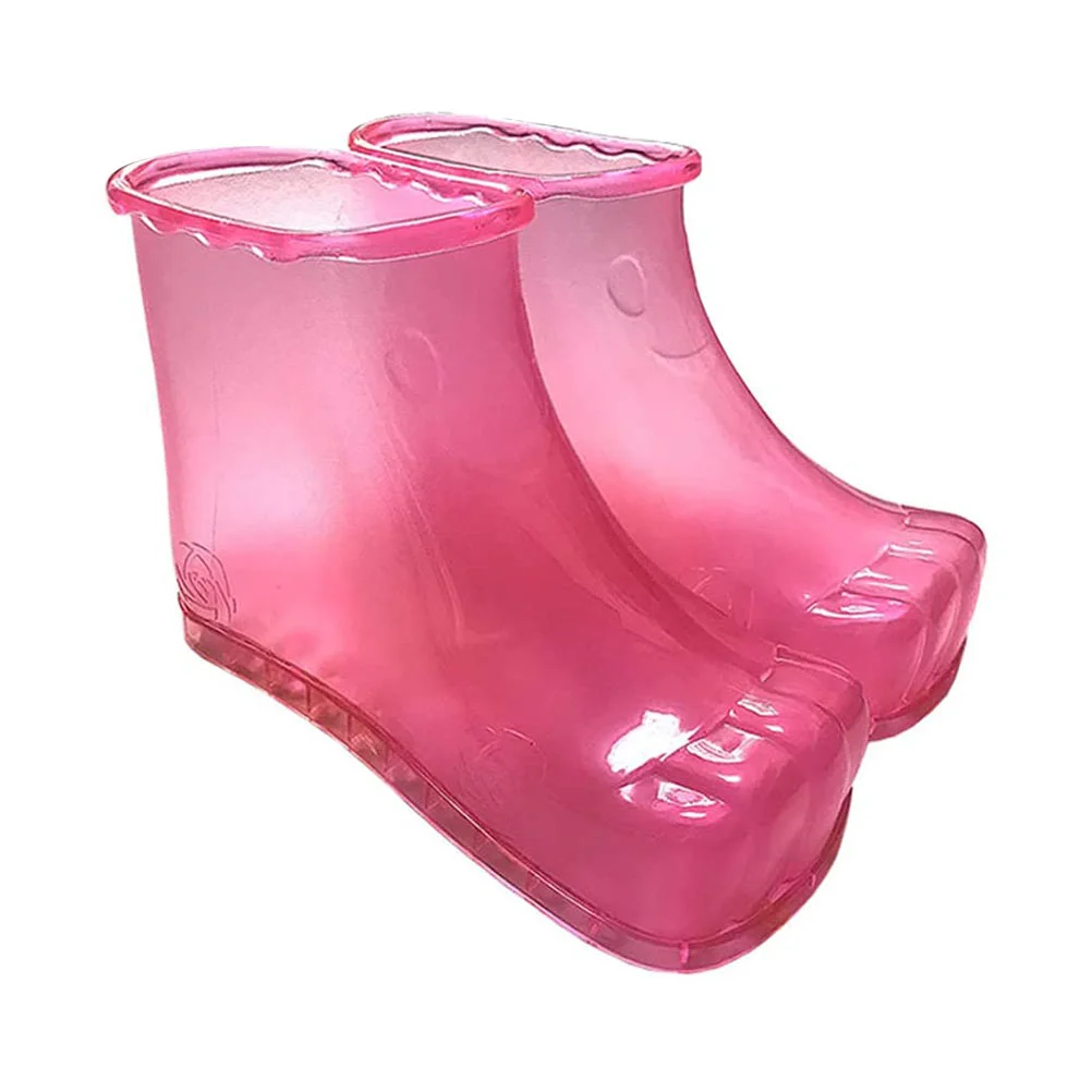 2Pcs Foot Bath Shoes Household PVC Massage Foot Wash Health Preservation Shoes (Rosy)
2Pcs Foot Bath Shoes Household PVC Massage Foot Wash Health Preservation Shoes (Rosy)