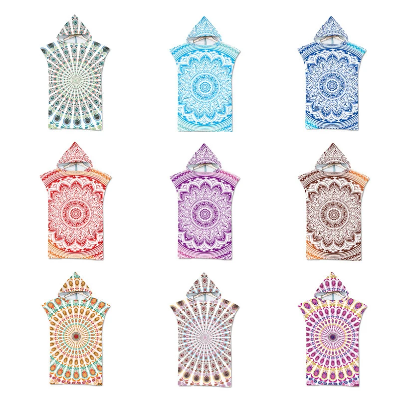 Mandala Microfiber Hooded Bath Towel Cloak Unisex Bathrobe Swimming Beach Towels Surf Poncho Beachwear
Mandala Microfiber Hooded Bath Towel Cloak Unisex Bathrobe Swimming Beach Towels Surf Poncho Beachwear