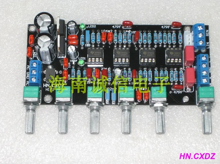 Six Knobs Ne5532 Tone Board 2.1 Channel Power Amplifier Front Stage Front Panel Finished Product
Six Knobs Ne5532 Tone Board 2.1 Channel Power Amplifier Front Stage Front Panel Finished Product
