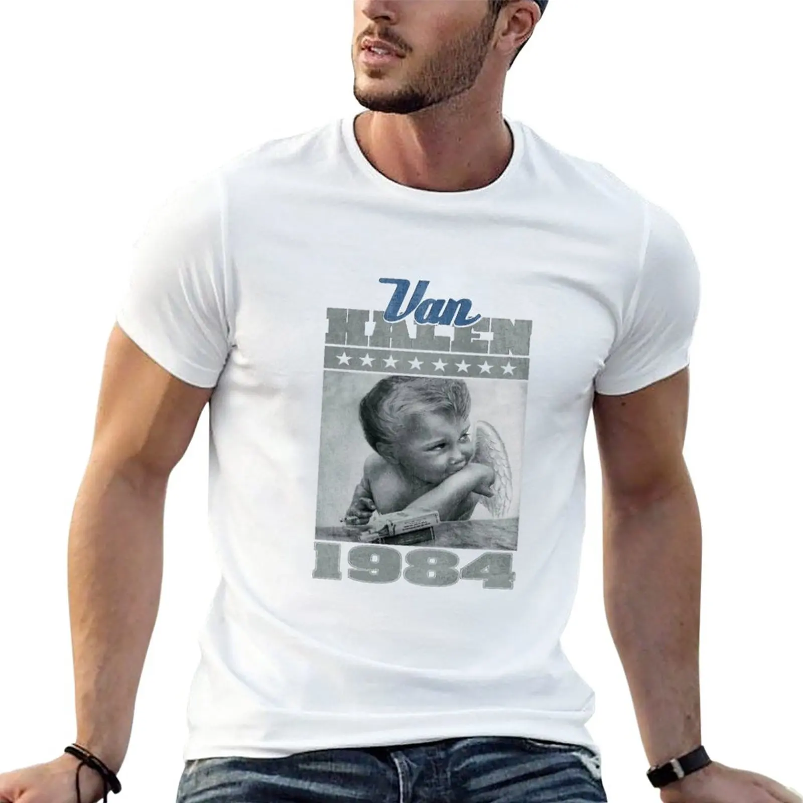 New éddíe Ván Hálén 1984 Tour Of The World Graphic T-Shirt Short t-shirt boys white t shirts oversized t shirts for men
New éddíe Ván Hálén 1984 Tour Of The World Graphic T-Shirt Short t-shirt boys white t shirts oversized t shirts for men