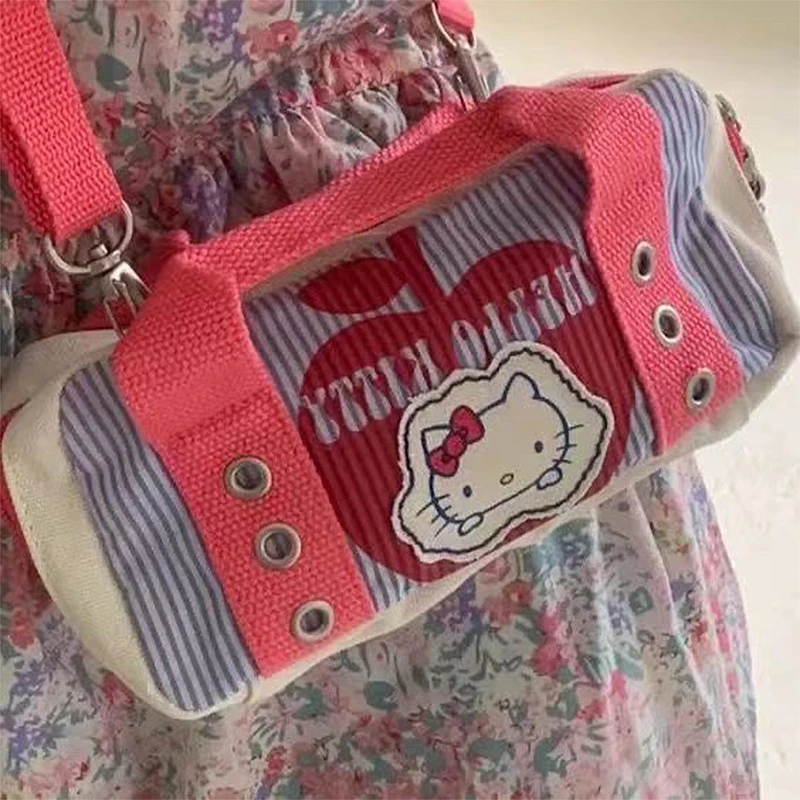 Sanrios Hello Kitty Bag Anime Cartoon Kawaii Printing Girl Heart Canvas Portable Middle Ancient Cylindrical Bag Girls Handbag
Sanrios Hello Kitty Bag Anime Cartoon Kawaii Printing Girl Heart Canvas Portable Middle Ancient Cylindrical Bag Girls Handbag