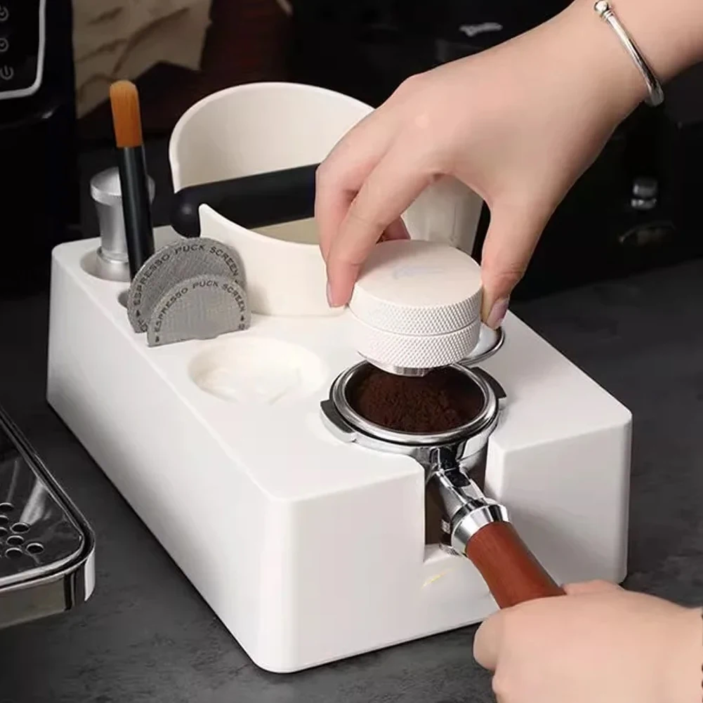Tamping Station Coffee Filter Tamper Holder Stand Knock Box Portafilter Rack 51mm 54mm 58mm Espresso Barista Tools Holder
Tamping Station Coffee Filter Tamper Holder Stand Knock Box Portafilter Rack 51mm 54mm 58mm Espresso Barista Tools Holder