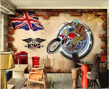 custom mural 3d wallpapers for the most sold wall British motorcycle retro brick wall character photo wallpapers on the wall
custom mural 3d wallpapers for the most sold wall British motorcycle retro brick wall character photo wallpapers on the wall