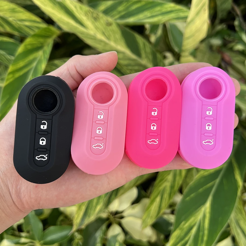 ZAD silicone key cover Case set shell skin For fiat 500 3 Buttons Flip remote Key Blank Fob Auto parts car accessories colorful
ZAD silicone key cover Case set shell skin For fiat 500 3 Buttons Flip remote Key Blank Fob Auto parts car accessories colorful