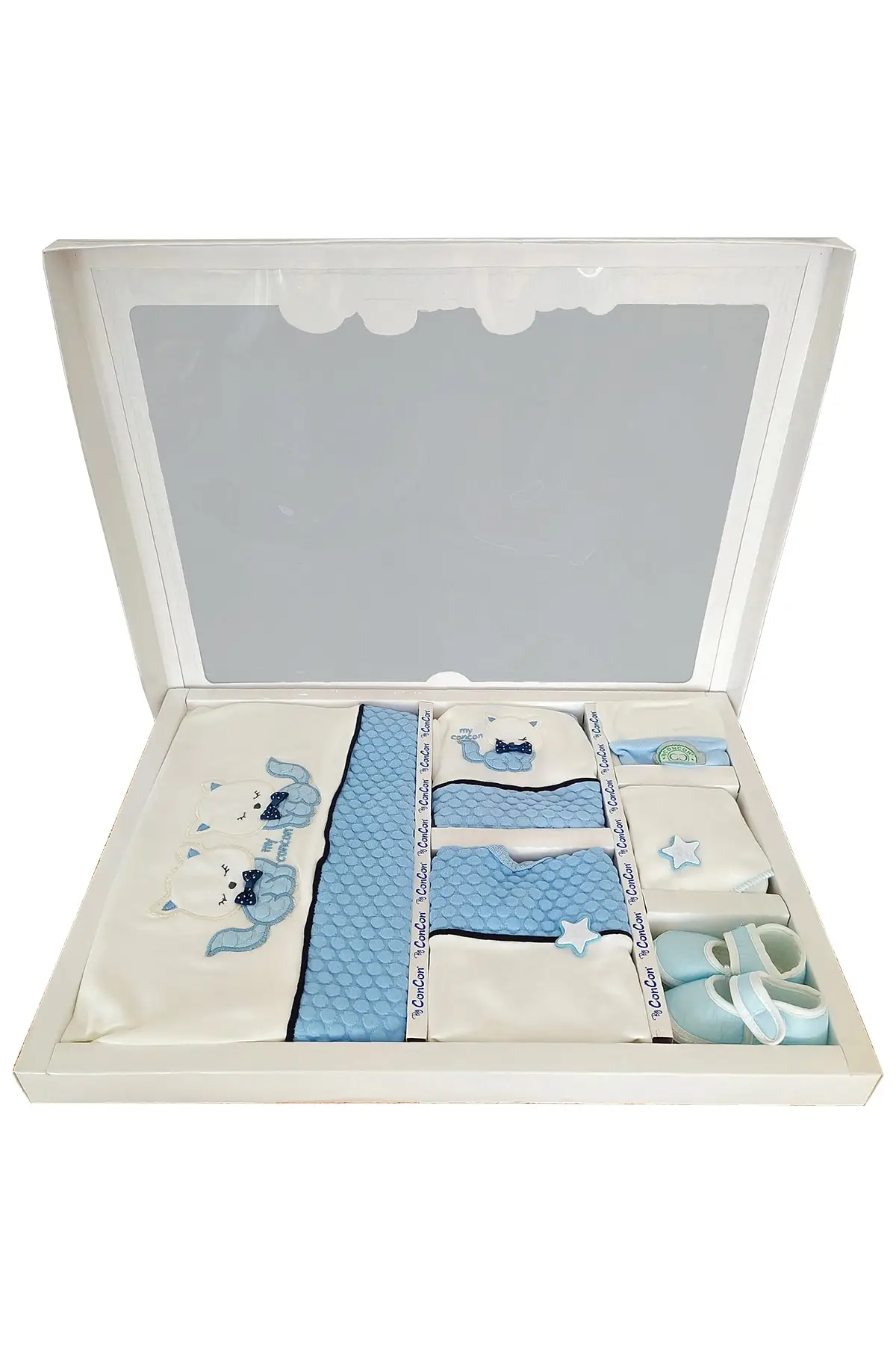 Baby Boy Hospital Exit 10 Pieces Newborn Outfit Blue Natural Cotton Clothing Set 10 With White Exits
Baby Boy Hospital Exit 10 Pieces Newborn Outfit Blue Natural Cotton Clothing Set 10 With White Exits