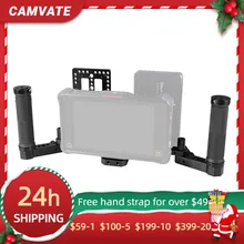 CAMVATE Director’s Monitor Cage Rig With Dual Handle Grip & Adjustable Neck Shoulder Strap & Battery Plate For On-camera Monitor 
CAMVATE Director’s Monitor Cage Rig With Dual Handle Grip & Adjustable Neck Shoulder Strap & Battery Plate For On-camera Monitor
