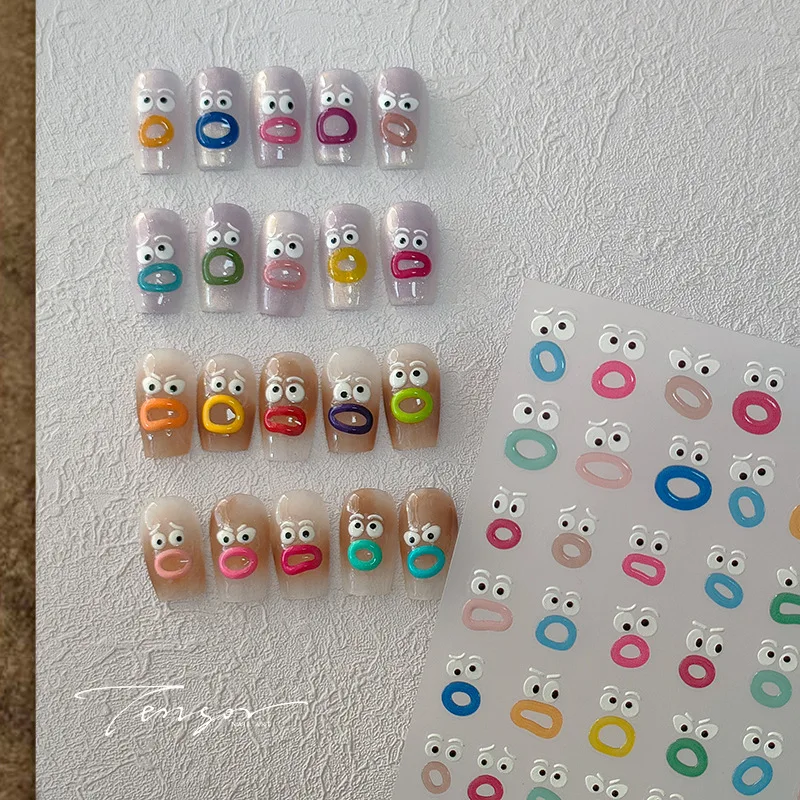 Cute Face Nail Stickers Adhesive Slider Decals Candy Jelly Heart 3D Nail Art Sticker Decal Manicure Decoration
Cute Face Nail Stickers Adhesive Slider Decals Candy Jelly Heart 3D Nail Art Sticker Decal Manicure Decoration