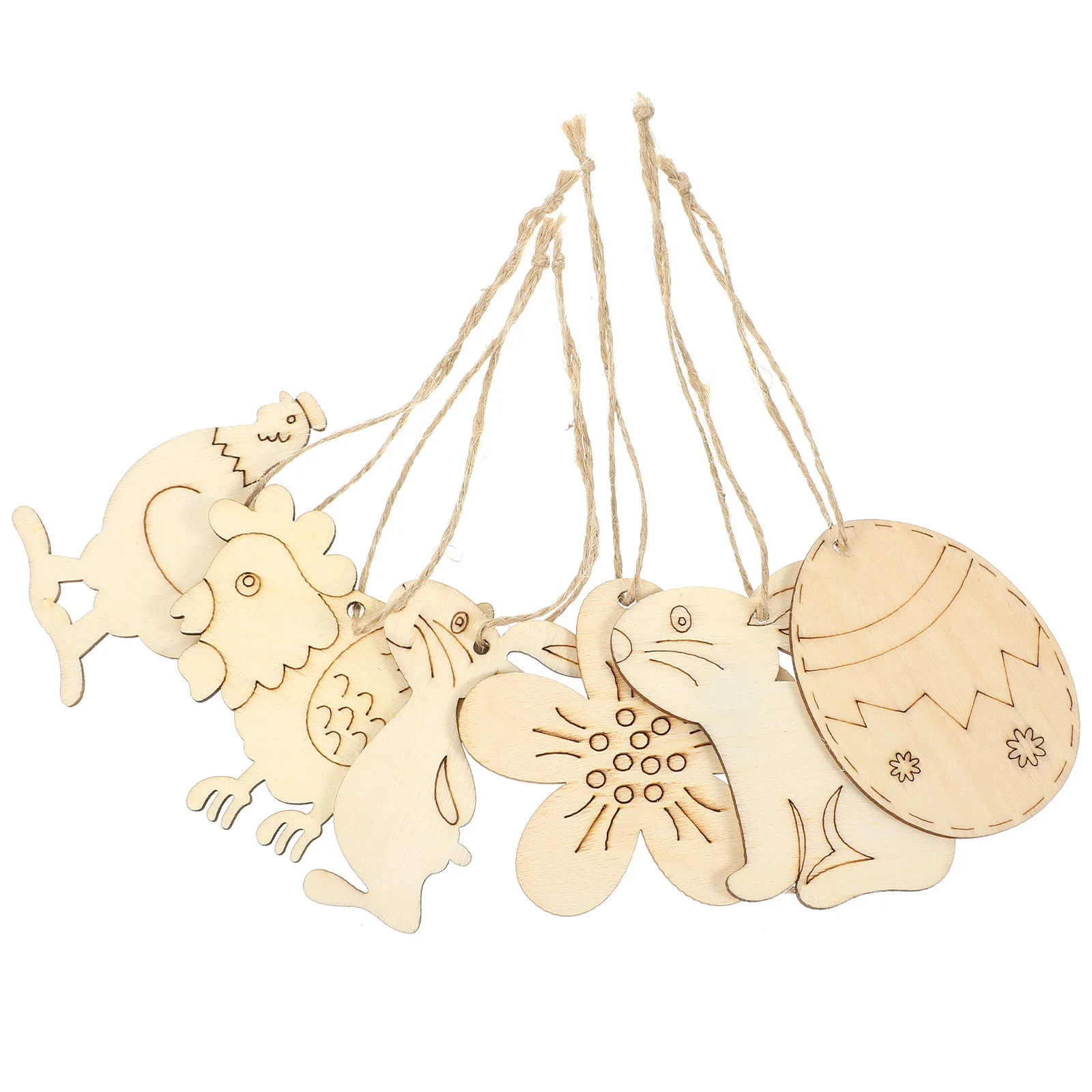 60pcs Unfinished Wood Slices Unfinished Easter Wood Cutout Decors Novelty Easter Wood Chips Decors
60pcs Unfinished Wood Slices Unfinished Easter Wood Cutout Decors Novelty Easter Wood Chips Decors