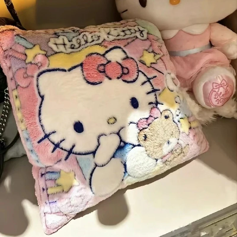 Cartoon Sanrio Dormitory Pillow Hello Kittys Accessories Cute Beauty Kawaii Anime Throw Pillow Sofa Cushion Toys for Girls Gift
Cartoon Sanrio Dormitory Pillow Hello Kittys Accessories Cute Beauty Kawaii Anime Throw Pillow Sofa Cushion Toys for Girls Gift