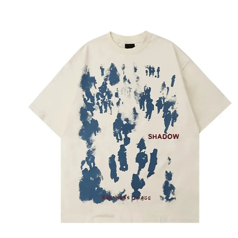 Summer Casual Men's Short Sleeve T-shirt Fashion Blue Shadow Pattern Printed O-Neck Short Sleeve, Men's Casual Trend Street Wear
Summer Casual Men's Short Sleeve T-shirt Fashion Blue Shadow Pattern Printed O-Neck Short Sleeve, Men's Casual Trend Street Wear