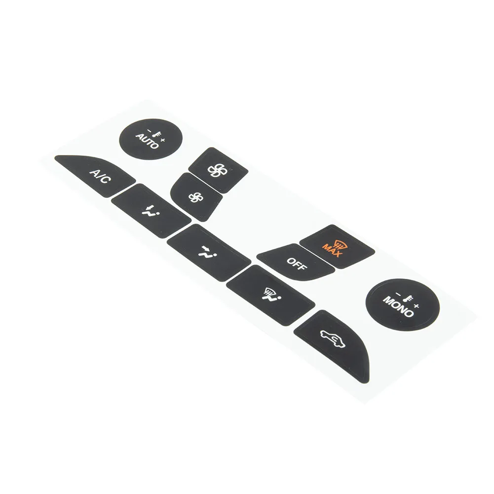 Durable High Quality Repair Sticker A/C Button Replacement Black Car Air Condition Control Switch Decorative Front
Durable High Quality Repair Sticker A/C Button Replacement Black Car Air Condition Control Switch Decorative Front