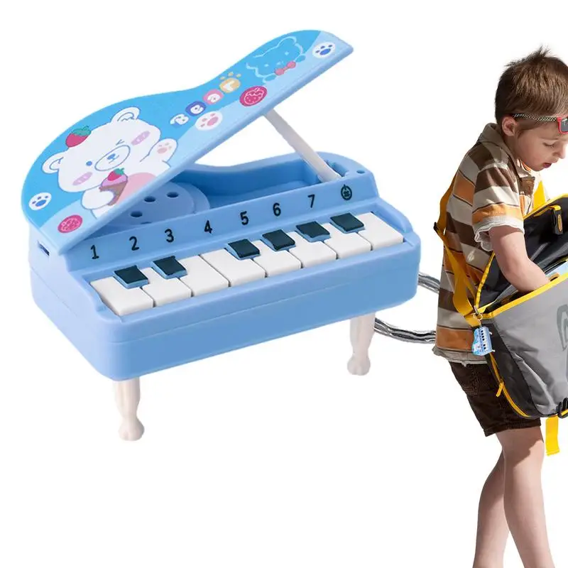 

Кольцо для ключей от пианино, музыкальный 3D мини брелок со звуком, креативные игрушки для пианино, настольные украшения, портативные подвески для сумок, коллекционные игрушки