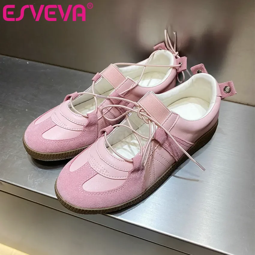 Женские кроссовки на платформе ESVEVA, повседневные летние кроссовки на плоской подошве, на шнуровке, размеры 34-39, 2024
Женские кроссовки на платформе ESVEVA, повседневные летние кроссовки на плоской подошве, на шнуровке, размеры 34-39, 2024