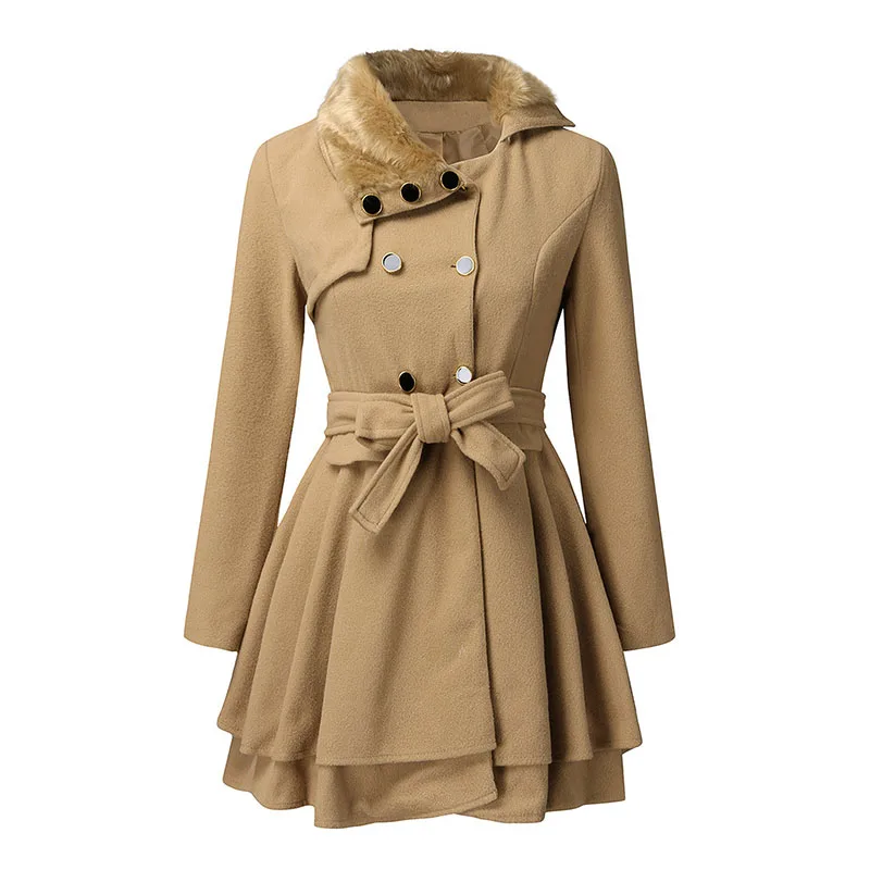 Autumn Winter Coats 2023 Women New Solid Button Lace Up Long Sleeve Turn-down Collar Draped Fashion Elegant Loose Female Coats
Autumn Winter Coats 2023 Women New Solid Button Lace Up Long Sleeve Turn-down Collar Draped Fashion Elegant Loose Female Coats