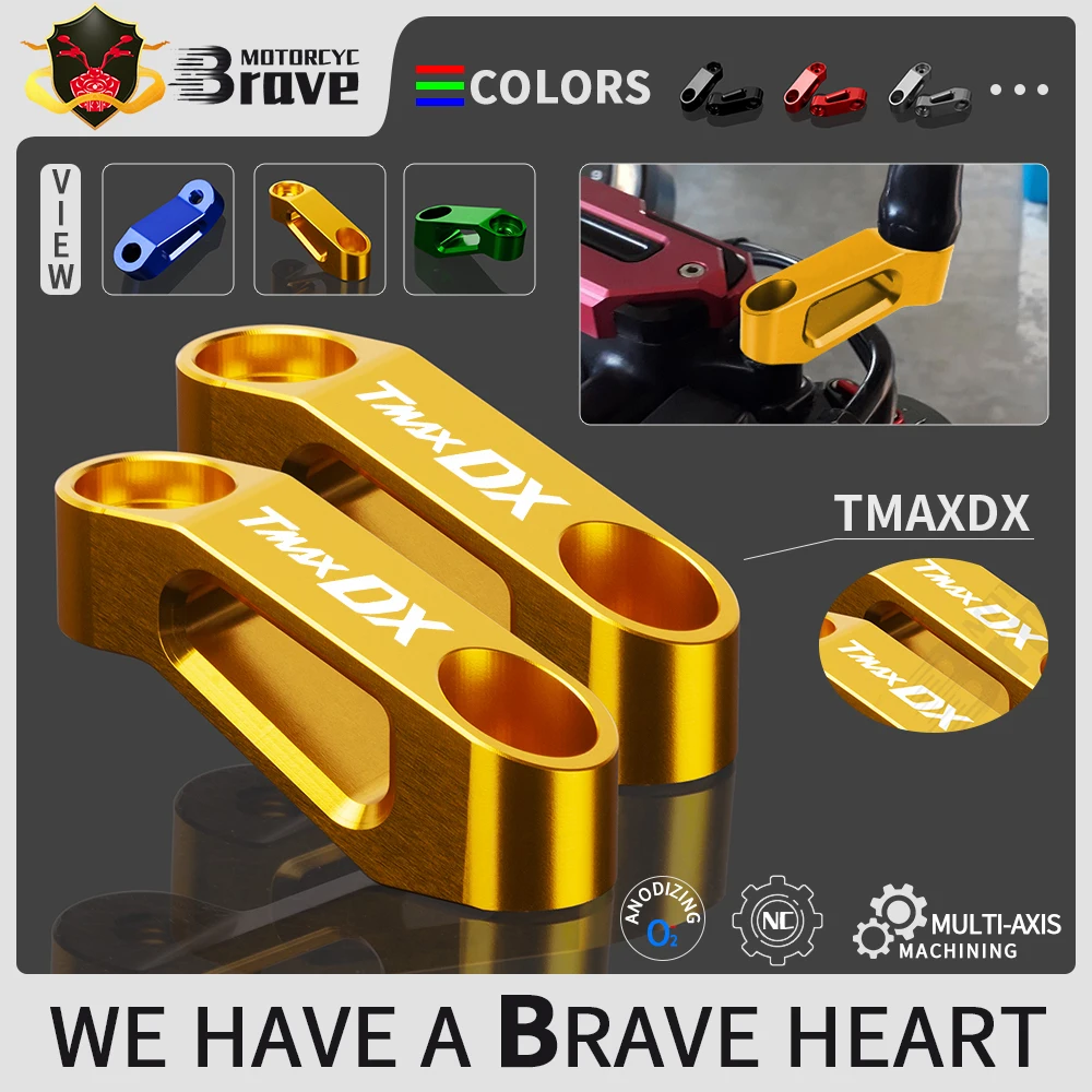 For YAMAHA TMAXDX TMAXSX TMAX DX SX tmax dx tmax sx Motocycle Accessories Mirror Riser Extenders Spacers Extension Adapter
For YAMAHA TMAXDX TMAXSX TMAX DX SX tmax dx tmax sx Motocycle Accessories Mirror Riser Extenders Spacers Extension Adapter