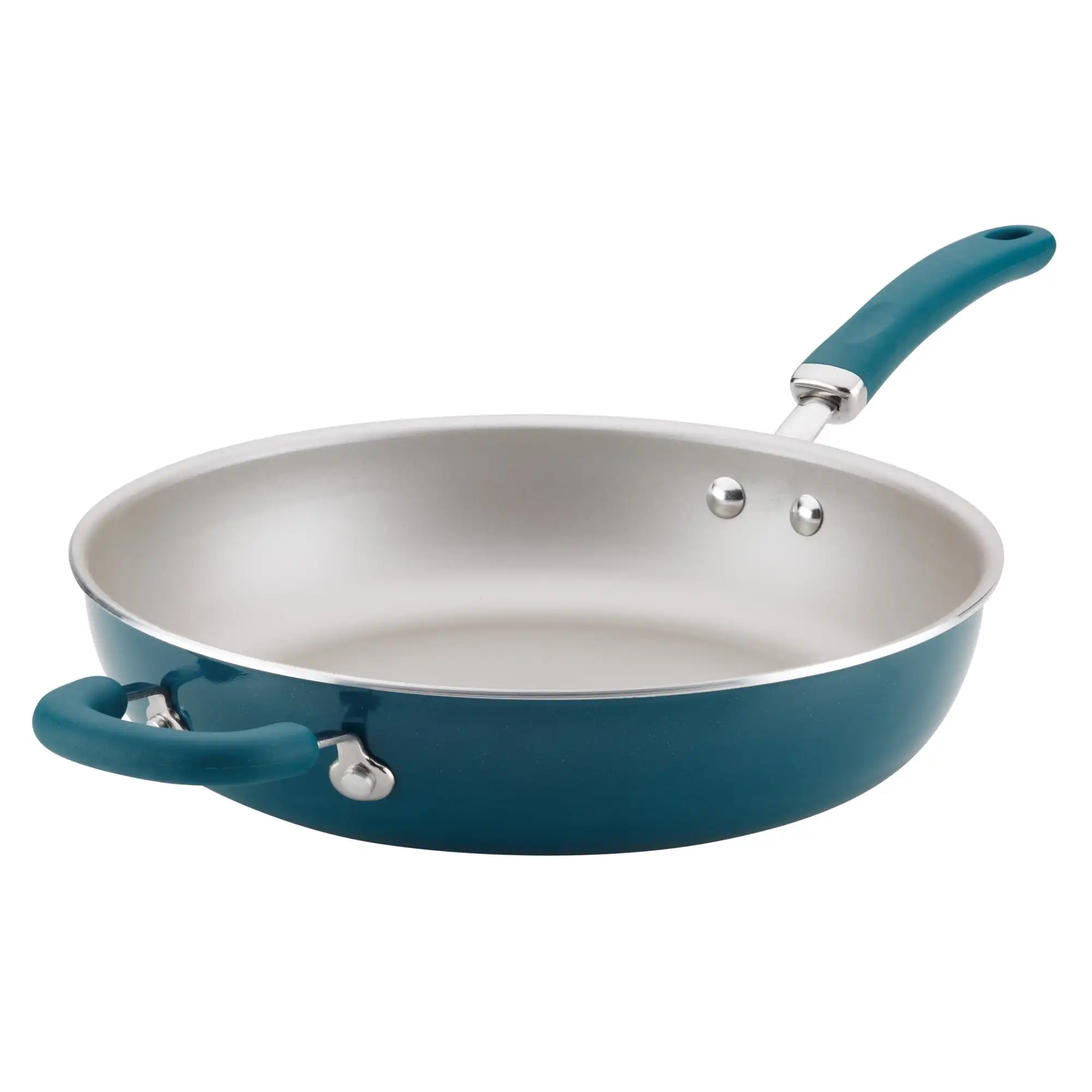 Rachael Ray Create Delicious Aluminum Nonstick Deep Frying Pan, 12.5-Inch, Teal Shimmer
Rachael Ray Create Delicious Aluminum Nonstick Deep Frying Pan, 12.5-Inch, Teal Shimmer