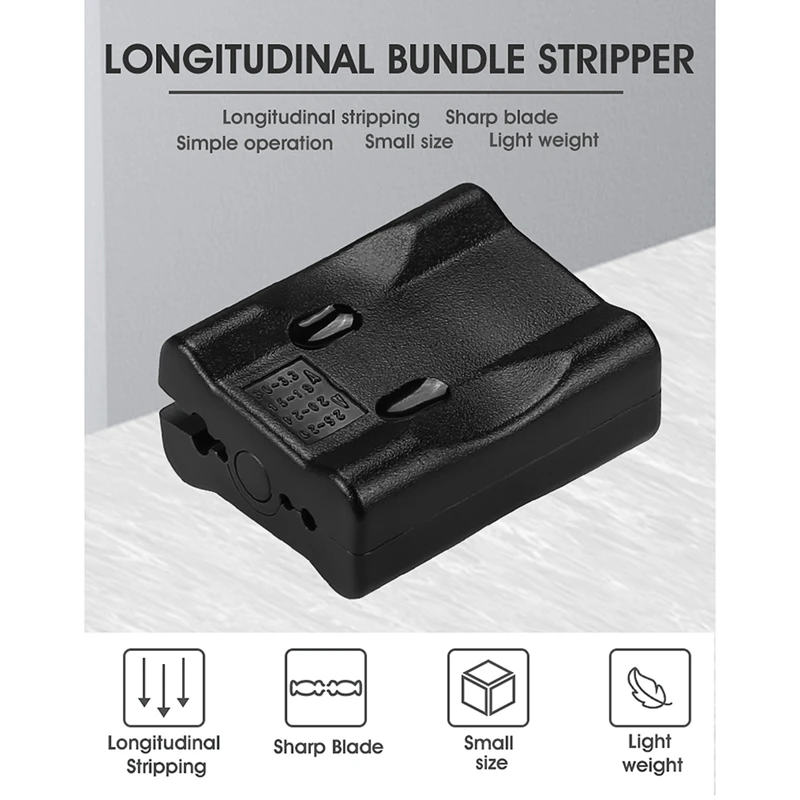 Longitudinal Bundle Stripper Fiber Optical Loose Tube Cable Jacket Slitter 1.5-3.3Mm Fiber Stripper Slitter Tools
Longitudinal Bundle Stripper Fiber Optical Loose Tube Cable Jacket Slitter 1.5-3.3Mm Fiber Stripper Slitter Tools