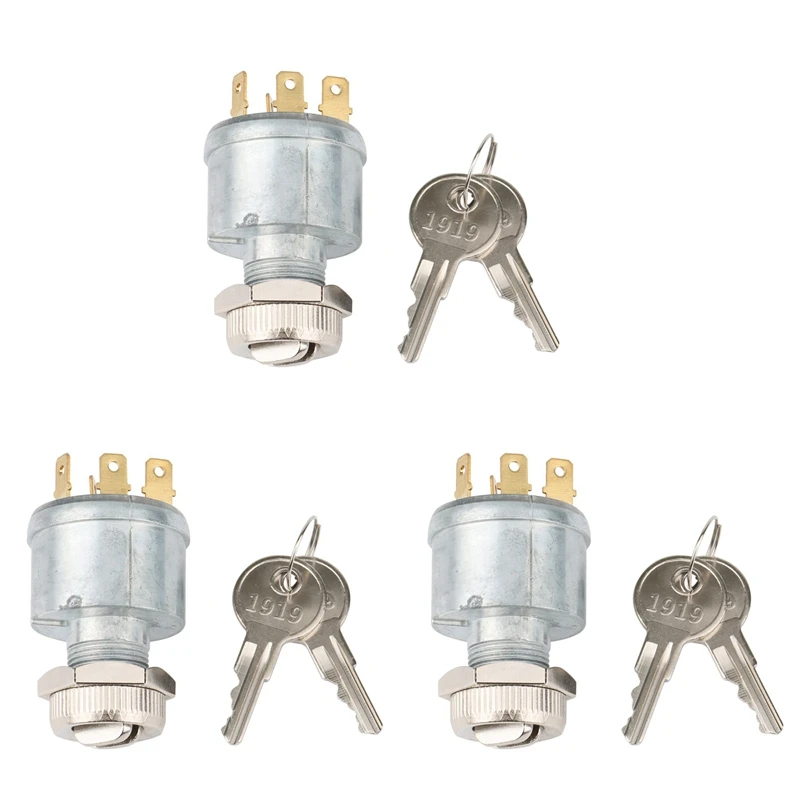 3X For EZGO TXT Ignition Switch, Starter Switch Key Fits Golf Cart 33639-G01,Golf Cart Accessories
3X For EZGO TXT Ignition Switch, Starter Switch Key Fits Golf Cart 33639-G01,Golf Cart Accessories