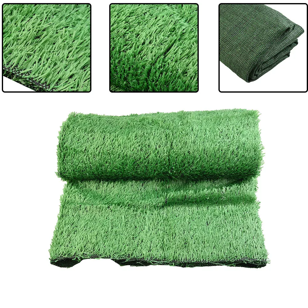 

Lawn Artificial Grass Mat 200*200CM PP + PE Simulated 2cm DIY Gardening Props Kindergarten Playground