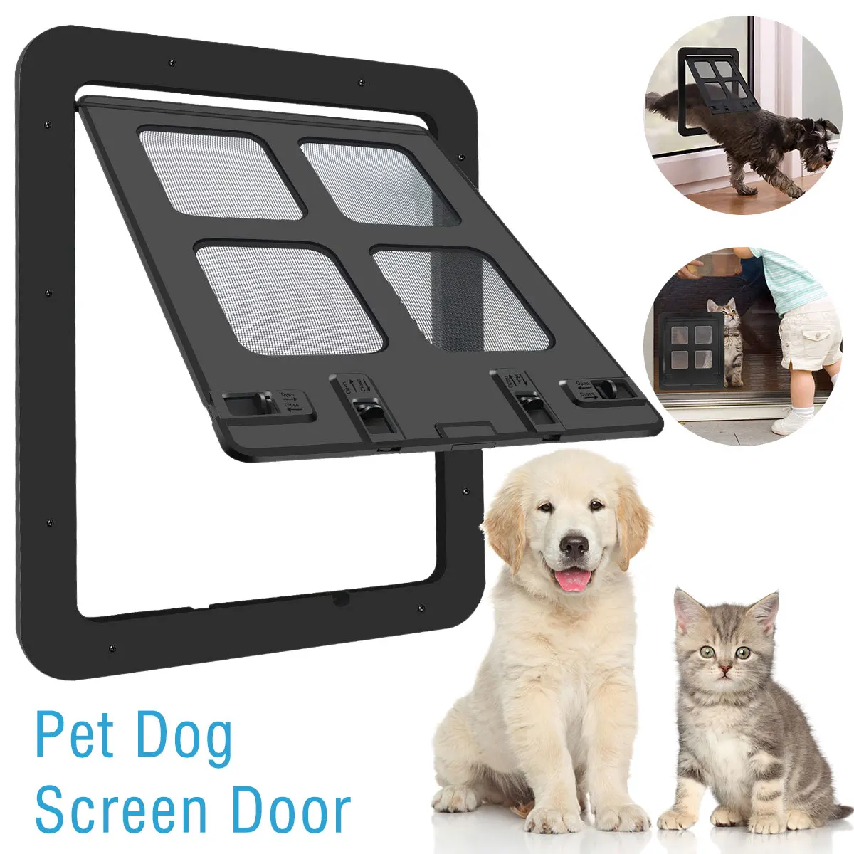 Запираемая дверь для домашнего питомца, раздвижные двери для кошек и собак, магнитные самозакрывающиеся двери для собак, функция блокировки
Запираемая дверь для домашнего питомца, раздвижные двери для кошек и собак, магнитные самозакрывающиеся двери для собак, функция блокировки