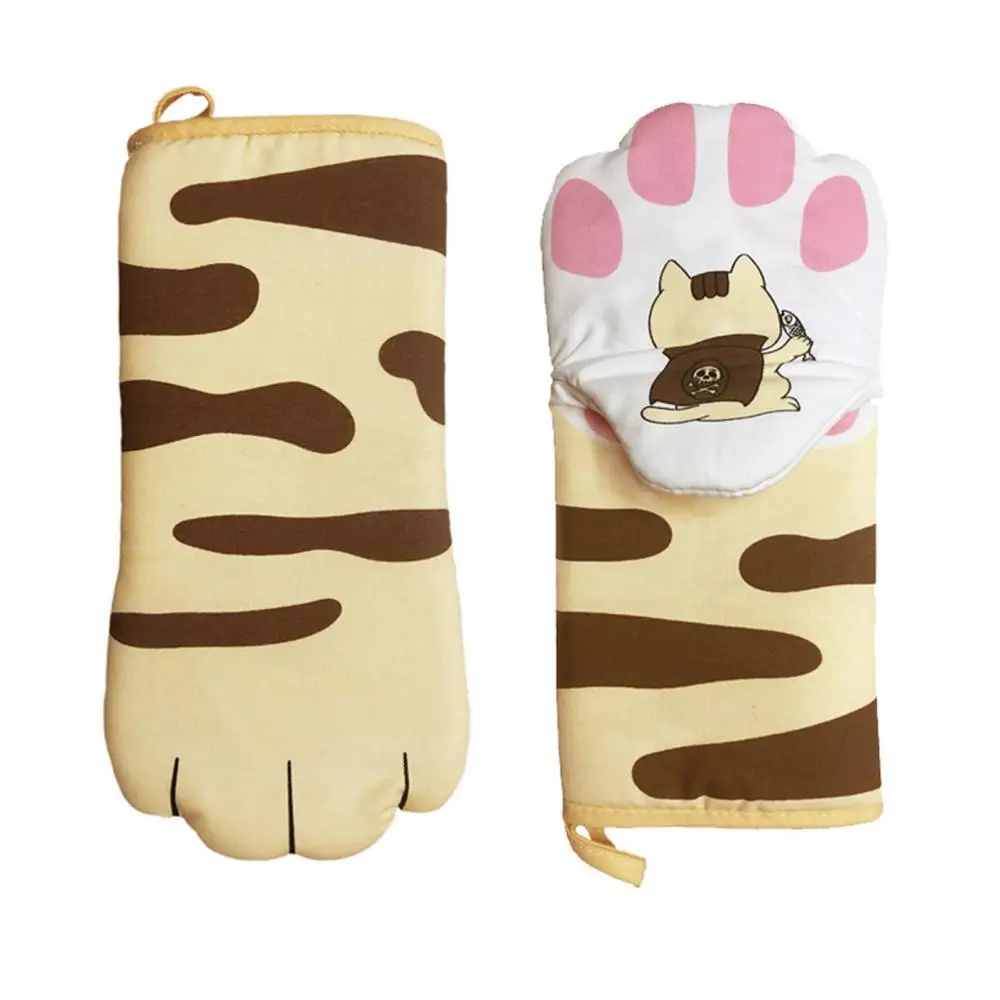 Cute Cat Paws Oven Mitts Microwave Heat Insulation Gloves Thicken Cotton Gloves Heat Resistant Insulation Kitchen Baking Gloves 
Cute Cat Paws Oven Mitts Microwave Heat Insulation Gloves Thicken Cotton Gloves Heat Resistant Insulation Kitchen Baking Gloves