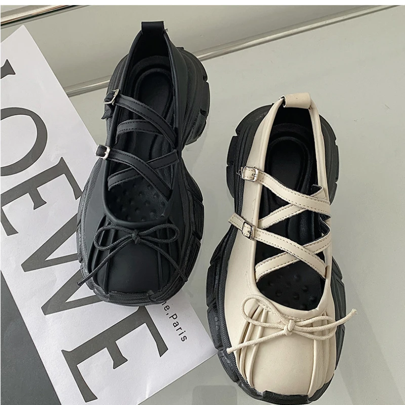 Fashion Chunky Women Sports Shoes Shallow Butterfly-knot Platform Flat Shoes Ladies Casual Outdoor Mary Jane Shoes Women Shoes
Fashion Chunky Women Sports Shoes Shallow Butterfly-knot Platform Flat Shoes Ladies Casual Outdoor Mary Jane Shoes Women Shoes