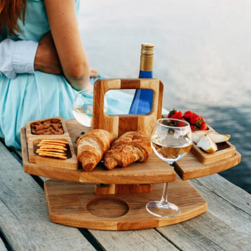 Portable Wooden Picnic Table Carry Handle Outdoor Folding Wine Table Removable Wine Glass Holder Folding Low Table
Portable Wooden Picnic Table Carry Handle Outdoor Folding Wine Table Removable Wine Glass Holder Folding Low Table