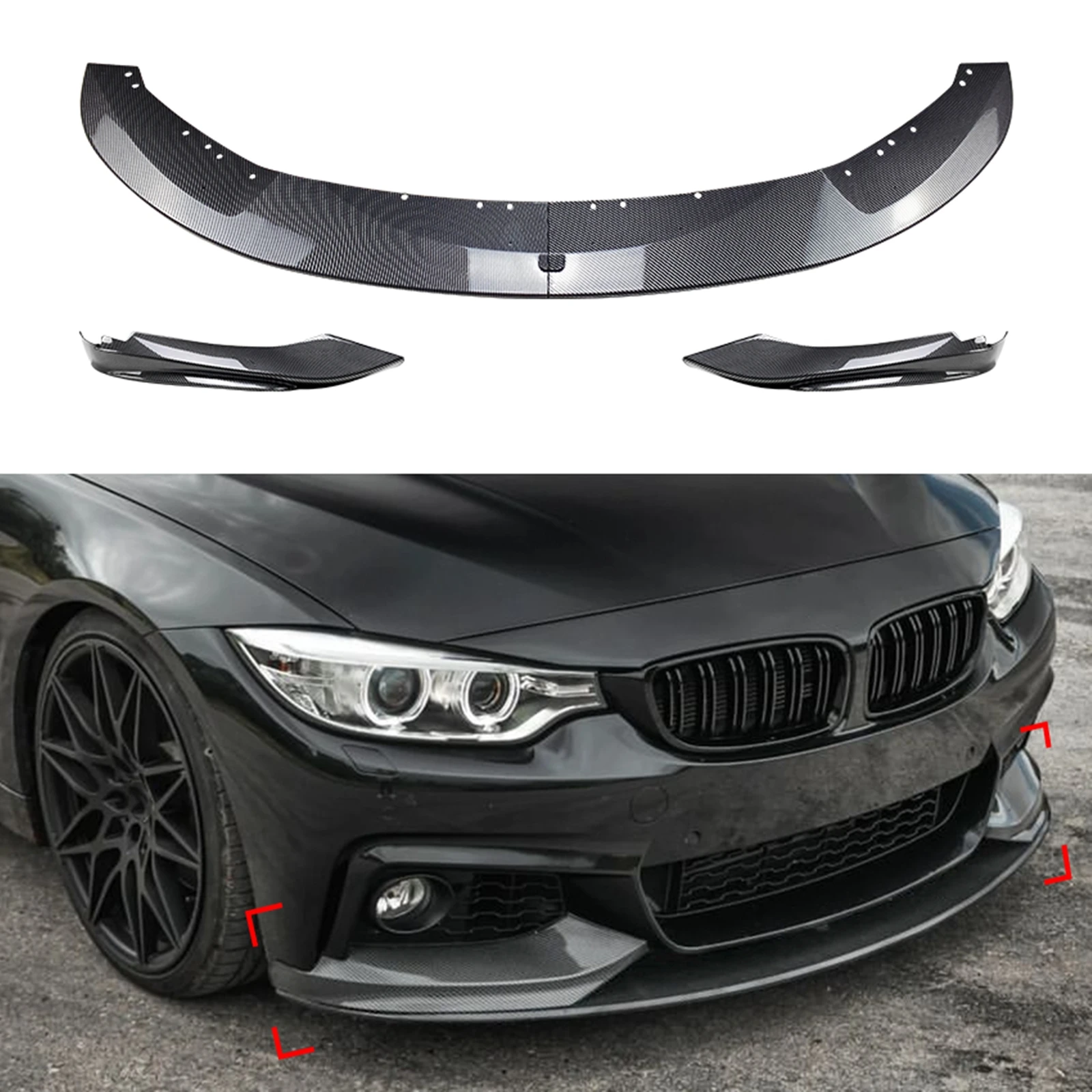 Для BMW 4 серии F32 F33 F36 435i M Sport 2014-2020 передний бампер спойлер губа из углеродного волокна вид нижний боковой сплиттер Лезвие крышка
Для BMW 4 серии F32 F33 F36 435i M Sport 2014-2020 передний бампер спойлер губа из углеродного волокна вид нижний боковой сплиттер Лезвие крышка