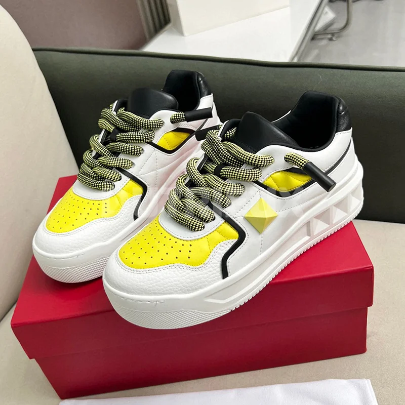 Youth Liveliness Man Lace-up Flat Shoes Spring Autumn New Style Casual Shoes Diamond Design Elevated Sole Lovers Loafers
Youth Liveliness Man Lace-up Flat Shoes Spring Autumn New Style Casual Shoes Diamond Design Elevated Sole Lovers Loafers