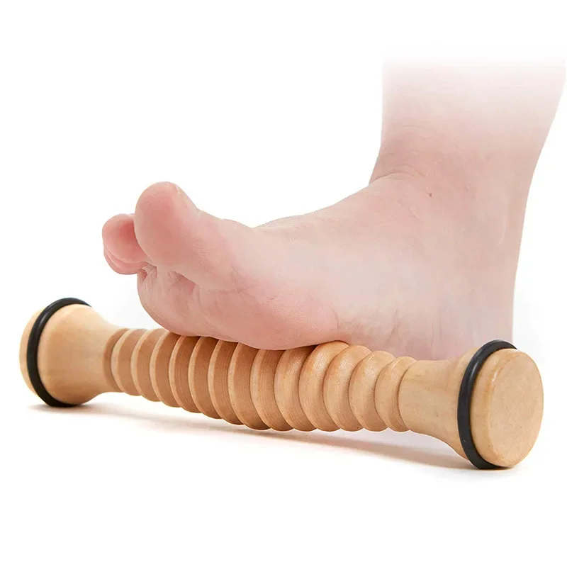 

Wooden Foot Roller Wood Care Massage Reflexology Relax Relief Massager Spa Gift Anti Cellulite Foot Massager Care Tool